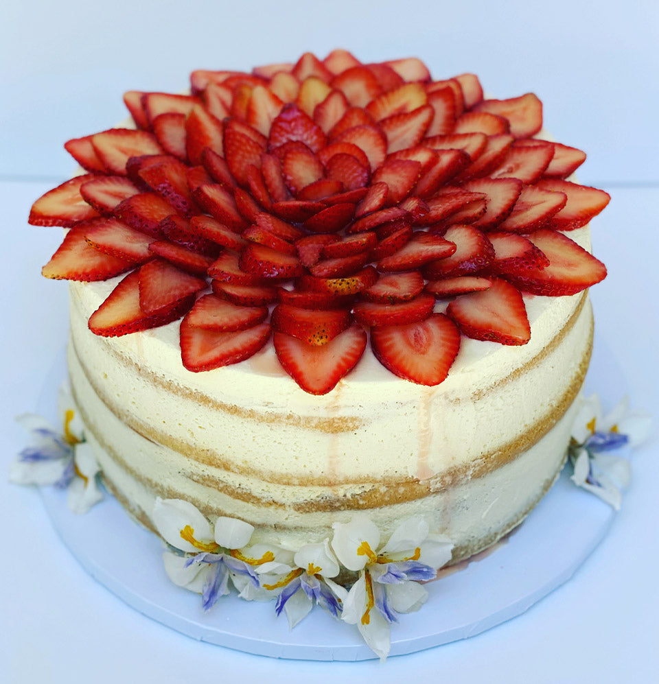 Strawberry Vanilla Cake
